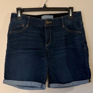 Wit & Wisdom Dark Blue Jean Shorts
